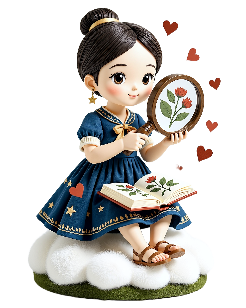 Inara mascot exploring the Cosmic Library